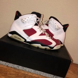 Jordan carmine 6’s